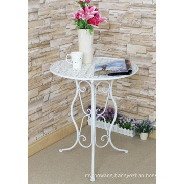 Wrought Iron Indoor and Outdoor Furniture Folding Table